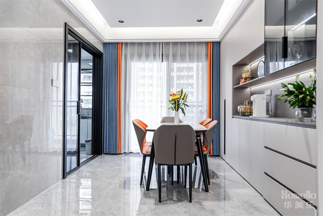 148㎡簡約風，寬松的大橫廳，靈活合理生活動線構建美好生活